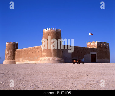 Al-Zubarah Fort, Al-Zubarah, Al Ghuwayriyah Gemeinde, Staat Katar Stockfoto