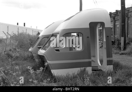 Ersatzteile Intercity XPT trainieren Kabinen bei Sydney XPT Depot, Australien 1988 Stockfoto