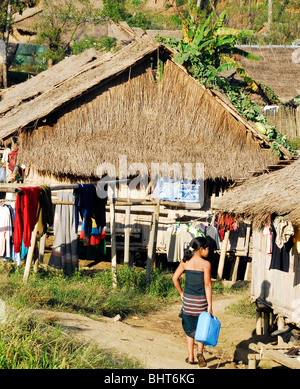 Umpium-Flüchtlingslager (thai-burmesischen Grenze), südlich von Mae Sot, Provinz Tak, Nord-thailand Stockfoto