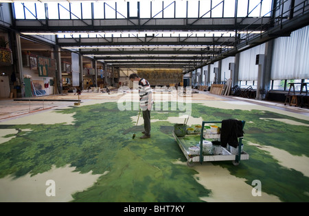 Szenografie, Set Bau und Theaterdekorationen Stockfoto