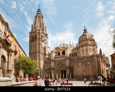 Primas-Kathedrale der Heiligen Maria von Toledo, Kathedrale Santa Maria, Toledo, Spanien Stockfoto