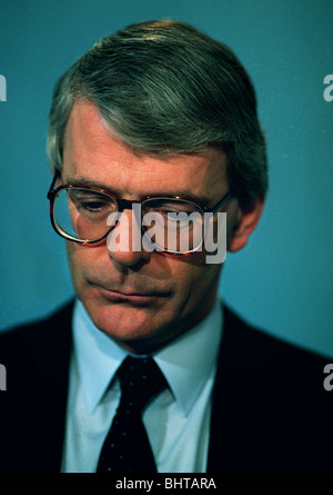 JOHN MAJOR MP Premierminister 26. März 1992 Stockfoto