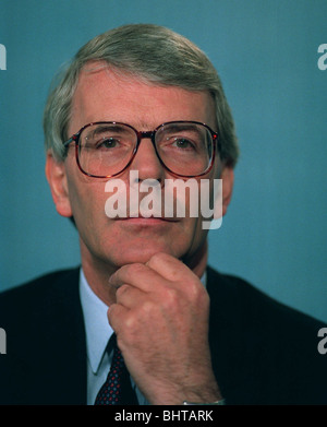 JOHN MAJOR MP Premierminister 1. April 1992 Stockfoto