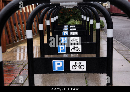 Bild von Mark Passmore. 02.06.2010. Generische Bild von einem Fahrradträger, ein idealer Ort um Ihr Fahrrad Parken. Stockfoto