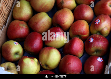 Bild von Mark Passmore. 13.02.2010. Generische Bild des englischen Braeburn Äpfel. Stockfoto