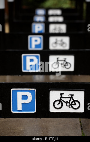 Bild von Mark Passmore. 02.06.2010. Generische Bild von einem Fahrradträger, ein idealer Ort um Ihr Fahrrad Parken. Stockfoto