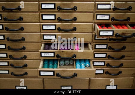 Detail der Kostüm-Workshop - Semper Oper Sächsische Staatsoper Dresden, Deutschland Stockfoto