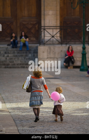 Place de Change, Vieux Lyon (Altstadt von Lyon), Frankreich Stockfoto