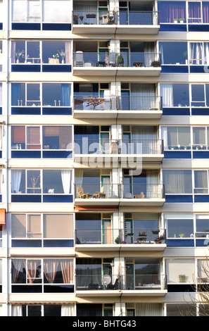 Wohnungen in Rotterdam, Holland, Niederlande Stockfoto