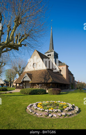 Kirche von Saint Martin XII und XVI. Jahrhundert Souvigny-En-Sologne, Loir-et-Cher (41), Sologne, Frankreich Stockfoto