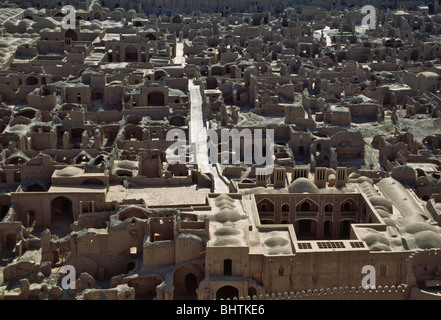 Übersicht der zerstörten Zitadelle von Arg-e-Bam im Iran Stockfoto