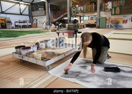 Szenografie, Set Bau und Theaterdekorationen Stockfoto