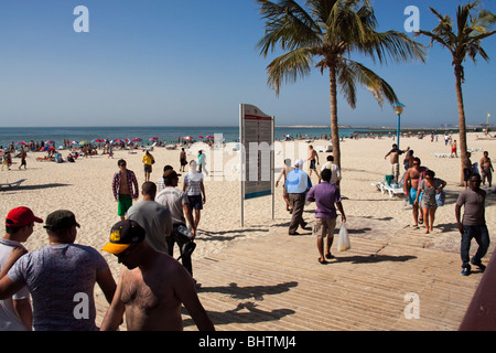 Jumeirah Beach in Dubai, Vereinigte Arabische Emirate Stockfoto