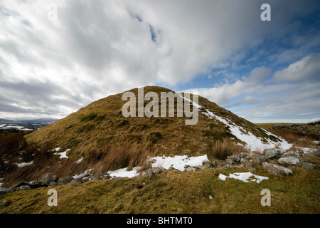 Tomen Y Mur, die Website von einem Roman Fort, in der Nähe von Trawsfynydd, in Wales. Stockfoto