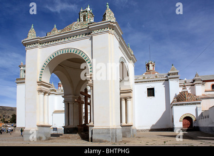 Basilika unserer lieben Frau von Copacabana, Bolivien Stockfoto