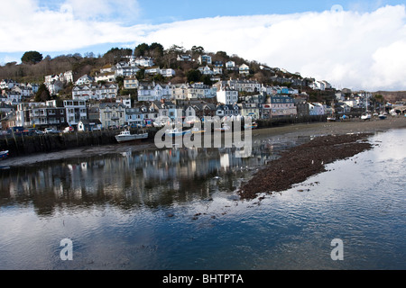 West Looe - Hafen - Cornwall Stockfoto