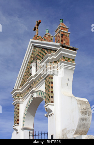 Basilika unserer lieben Frau von Copacabana, Bolivien Stockfoto