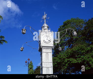 Victoria Clock Tower, Unabhängigkeit Avenue, Victoria, Mahé, Seychellen Stockfoto