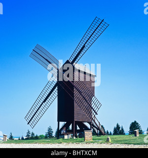 Moulin de Valmy Mühle, dem Gedenktag des 20. September 1792 Valmy Schlacht, Marne, Champagne, Frankreich, Europa, Stockfoto