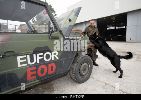 Soldaten Sie im Auslandseinsatz, Sarajevo, Bosnien und Herzegowina Stockfoto