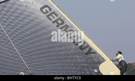 Deutschen Segel Grand Prix in Kiel, Deutschland Stockfoto