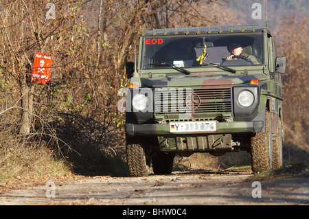 Explosive Ordnance Disposal, Sarajevo, Bosnien und Herzegowina Stockfoto