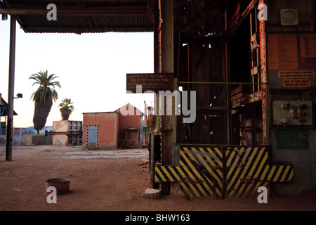 Afrika Namibia Street Tsumeb Copper Mine Stockfoto