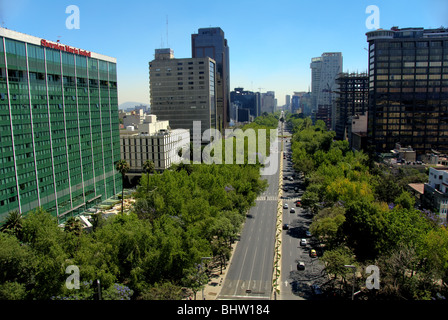 Paseo De La Reforma, Mexiko-Stadt, Distrito Federal, Mexiko Stockfoto