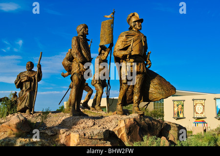 Skulpturengarten der Altstadt von Albuquerque Museum Albuquerque, New Mexico. Stockfoto