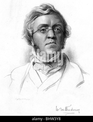 WILLIAM MAKEPEACE THACKERAY - englischer Schriftsteller (1811-63) Stockfoto