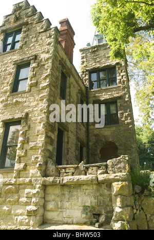 Mac-A-Chee Castle in West Liberty Ohio Stockfoto