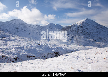 Eine Stac, Rois Bheinn & Sgurr Na Ba Glaise sind 3 Corbet von Lochailort im NW-Hochland. Stockfoto