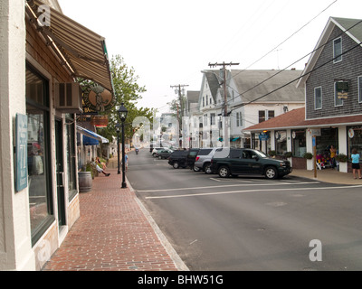 Der Main Street in Vineyard Haven auf Martha's Vineyard, Massachusetts, USA Stockfoto