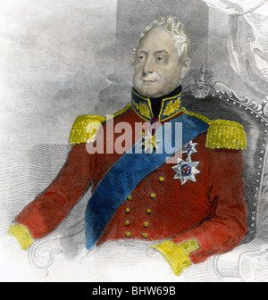 König WILLIAM IV - König von Großbritannien (1765-1837) Stockfoto