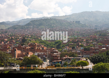 Die Nordseite des Medellin Kolumbien Stockfoto