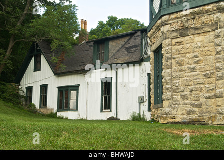 Mac-A-Chee Castle in West Liberty Ohio Stockfoto