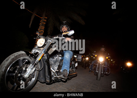 Harley Davidson Biker Riyadh Saudi-Arabien Arabische Stockfoto