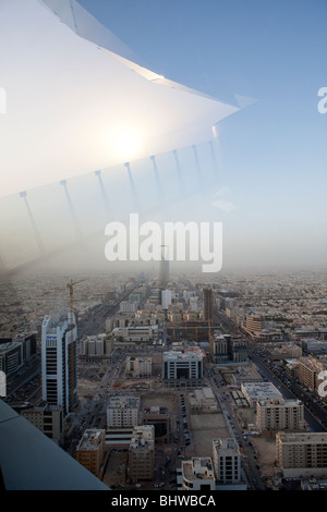 Ansicht der Kingdom Tower Riyadh Saudi Arabien Stockfoto