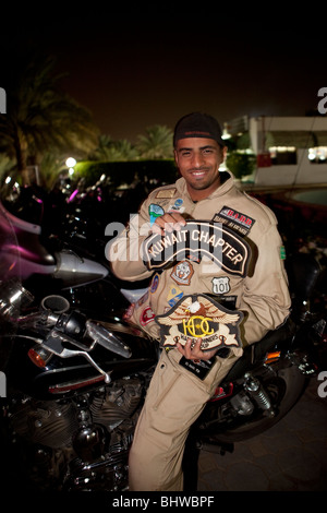 Harley Davidson Biker Riyadh Saudi-Arabien Arabische Stockfoto