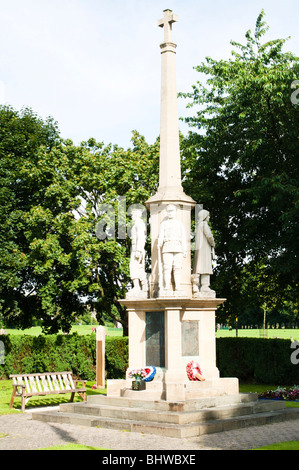 Kriegerdenkmal in Builth Wells Stockfoto