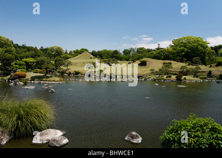 Suizenji Jojuen Garten, Kumamoto, Kumamoto, Japan Stockfoto