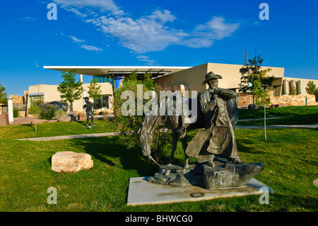 Skulpturengarten der Altstadt von Albuquerque Museum Albuquerque, New Mexico. Stockfoto