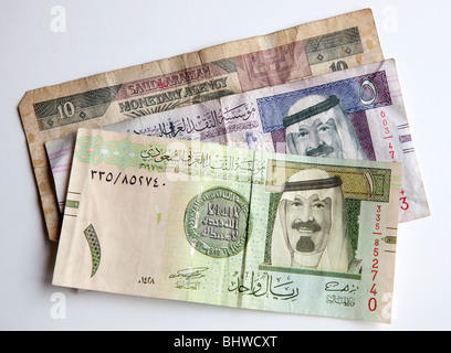 Saudi Arabien Arabien Spardose Geld Währung Stockfoto