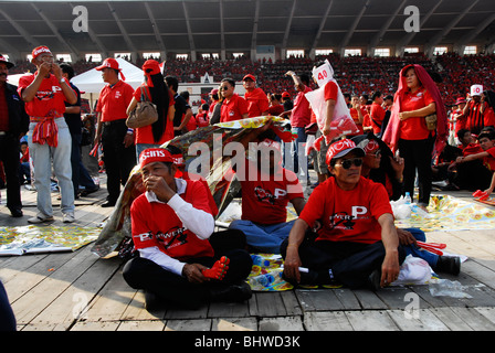 Wahrheit heute marschieren, UDD protestieren, Bangkok, Thailand Stockfoto