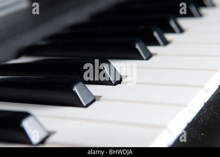 Klavier-Tastatur Stockfoto