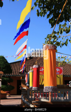 Giac Lam Pagode in HCMC, Vietnam während chinesische Luna Neujahr Stockfoto