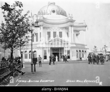 Die tägliche Post Büros an der französisch-britischen Ausstellung, White City, London, 1908. Artist: Unbekannt Stockfoto