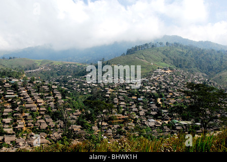 Umpium-Flüchtlingslager (thai-burmesischen Grenze), südlich von Mae Sot, Provinz Tak, Nord-thailand Stockfoto