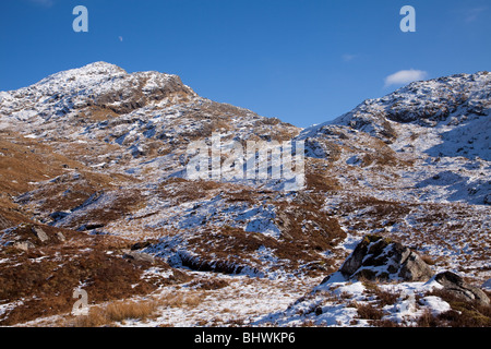 Beinn Resipol ist ein Corbett, einem schottischen Hügel zwischen 2500' und 3000' hoch. Es befindet sich im Sunart im Hochland Stockfoto