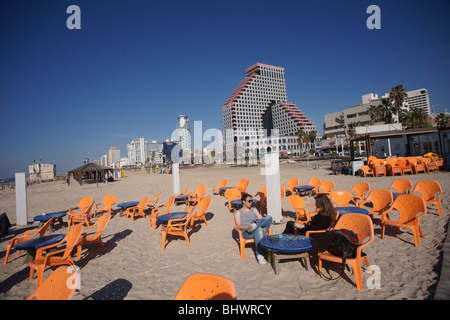 Tel Aviv städtebauliche Aspekt. Stockfoto